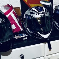 Motorcycle Helmets & 1 Bike Cover