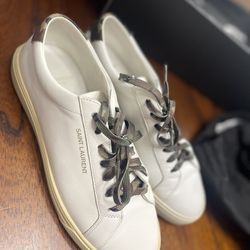 Yves Saint Laurent Brooklyn/Gabardine Camouflage Size 37+ US Women 7.5 (ORIGINAL)