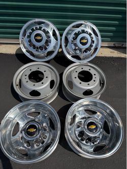 Chevy Silverado 3500 Dually Factory Wheels Rims