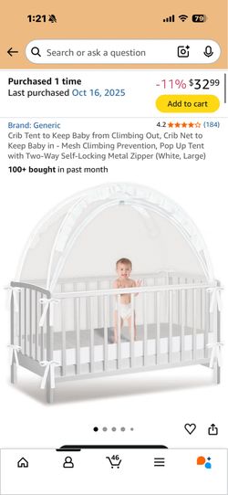 Free: Crib Tent