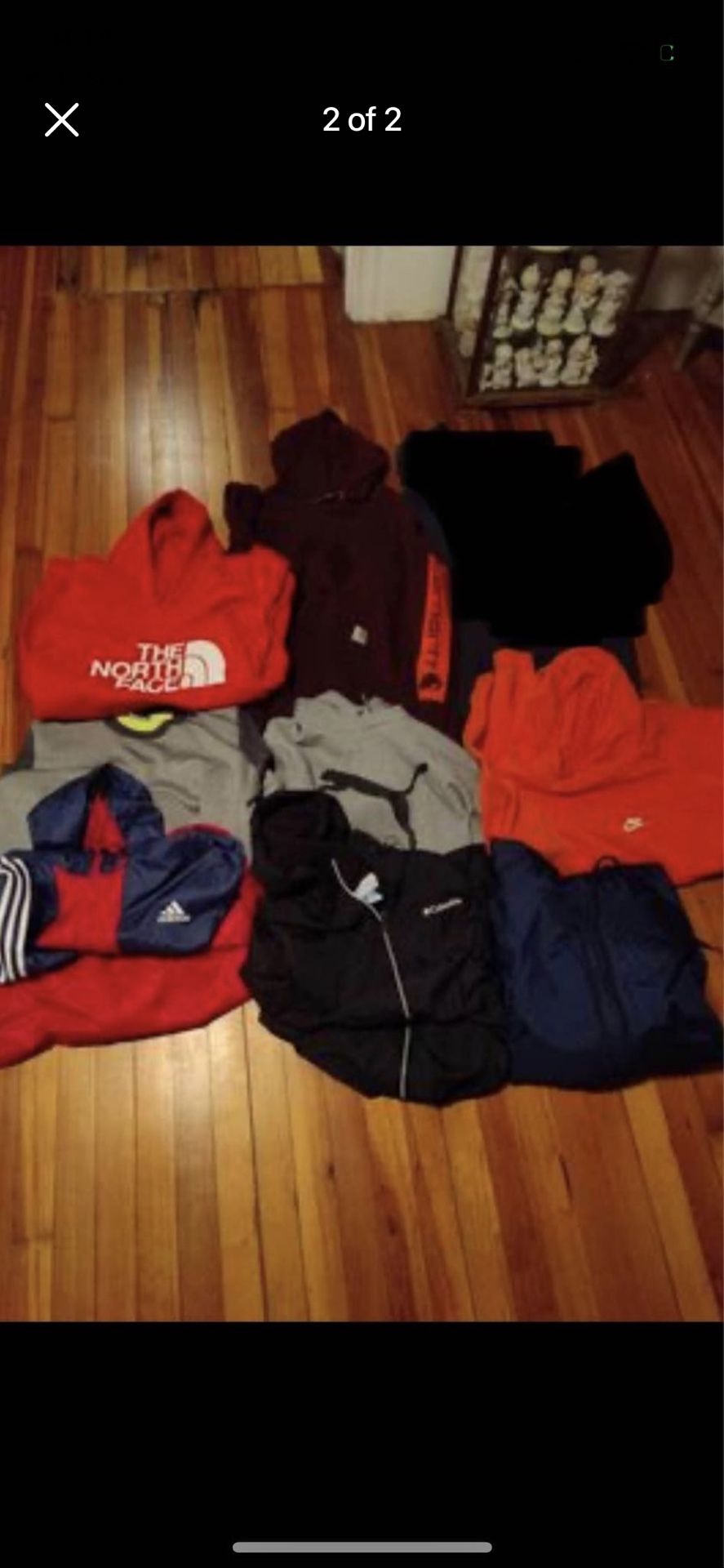 8 Hoodies 