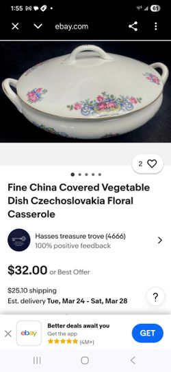 Vegetable serving dish