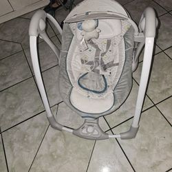 Ingenuity Convert Me 2-in-1 Portable Vibrating Baby Swing