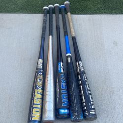 Easton bats  take $50 for all or $15 each