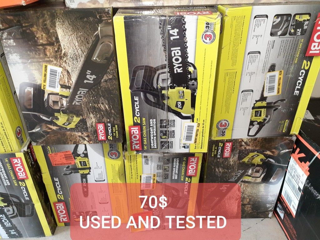 Chainsaws and polesaws