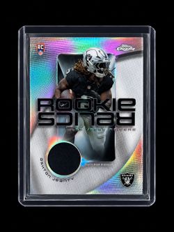 Topps 2025 Chrome Ashton Jeanty Rookie Relics Refractor RR-AJ Las Vegas Raiders