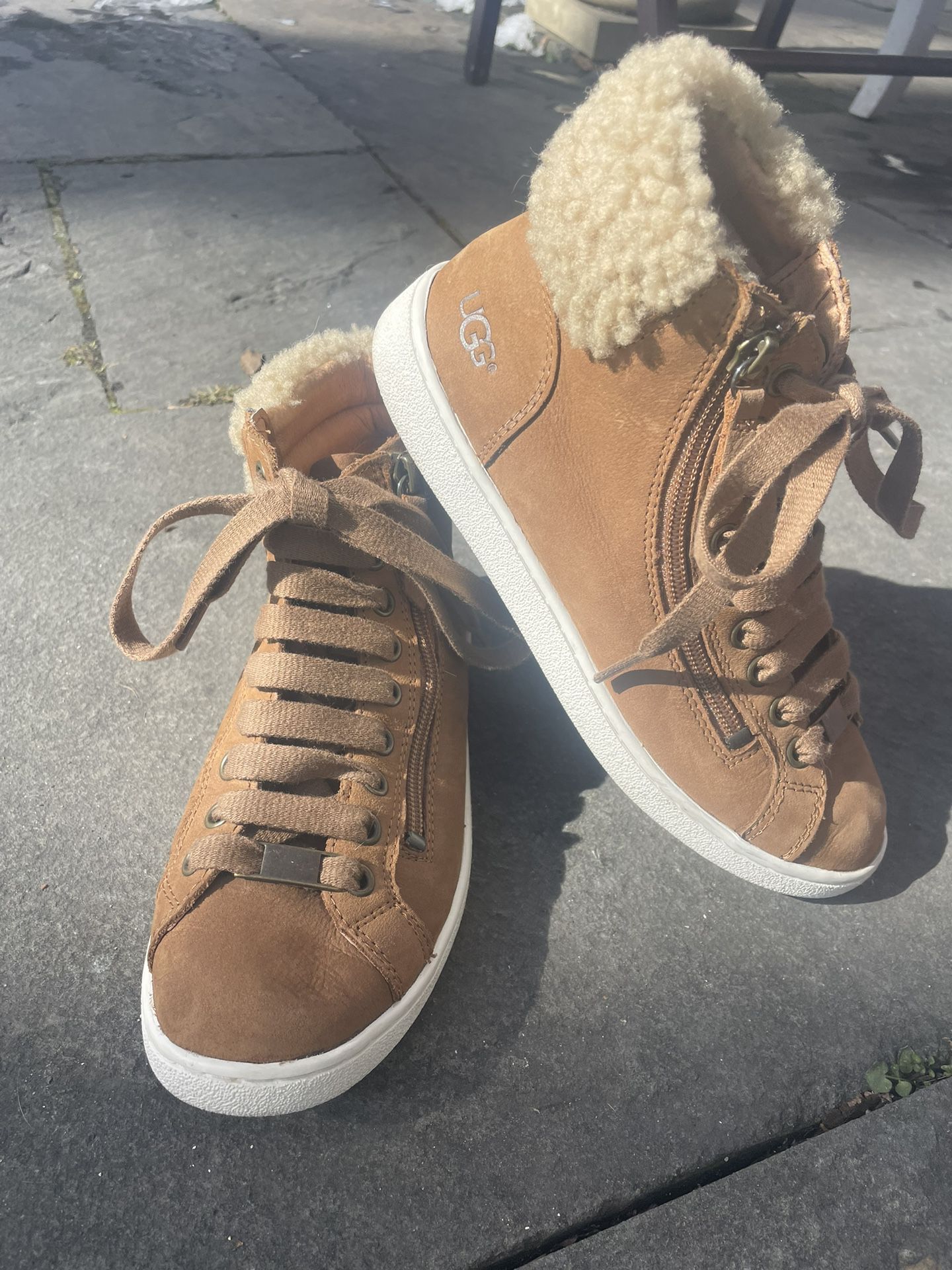 UGG Olive High-Top Sneakers