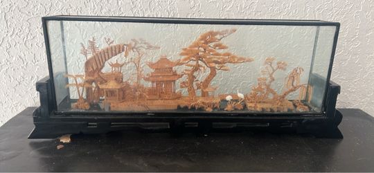 Chinese cork art
