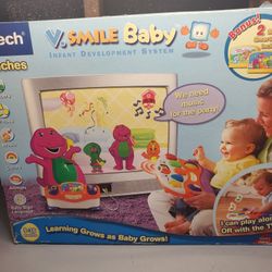 Vtech Vsmile Learning Center Barney Edition / Care For Me Learning Carrier 
