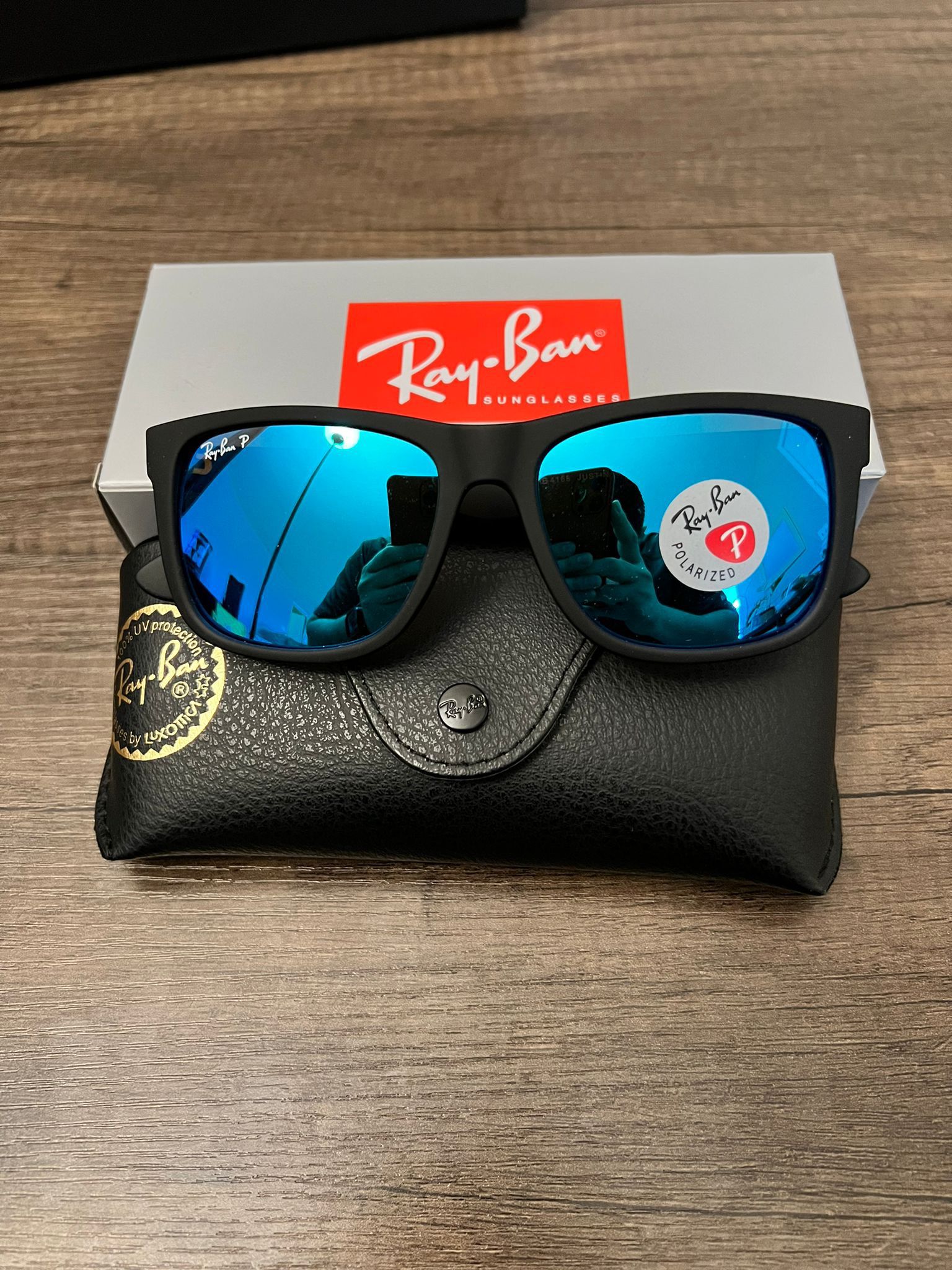 NEW in Original Packaging Polarized RB Justin Sunglasses
