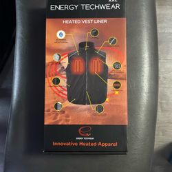 Energy Techwear Heated Vest Liner Size XXL 