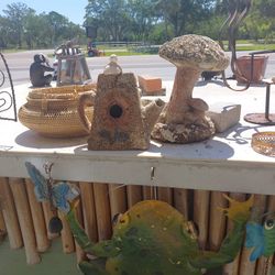 Your choice of a variety of garden décor sold individually $5 each