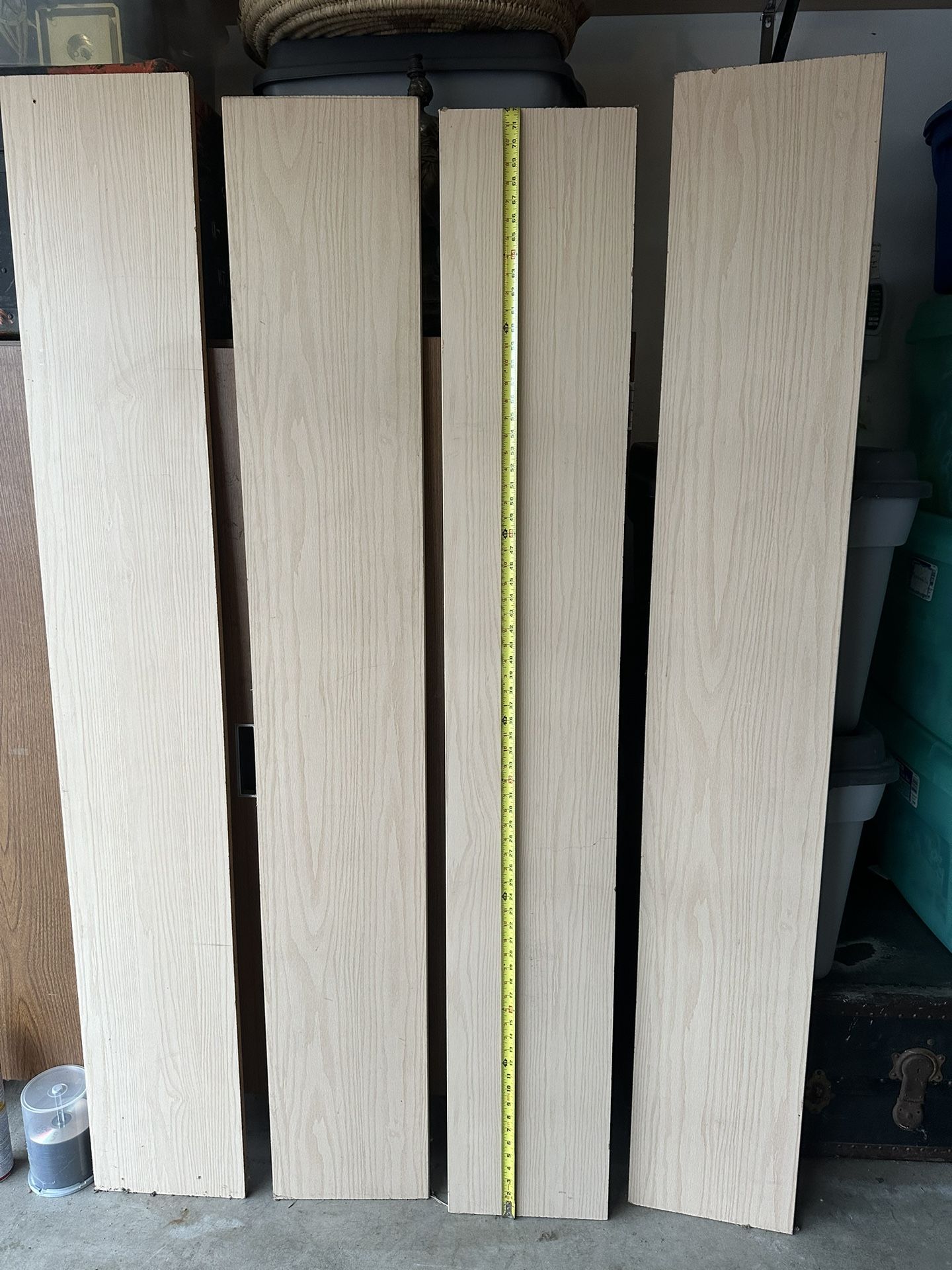 Used Shelf Board: Natural Oak; 11”x About 72”; 4 Available