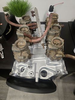 Ford fe big block f-68 6x2 intak 390 w/ carbs