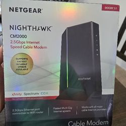Netgear Nighthawk CM2000 Modem