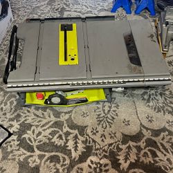 RYOBI 15 Amp 10 In Expanded Capacity Portable Corded Table Saw