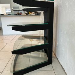 TV Glass Wall Unit