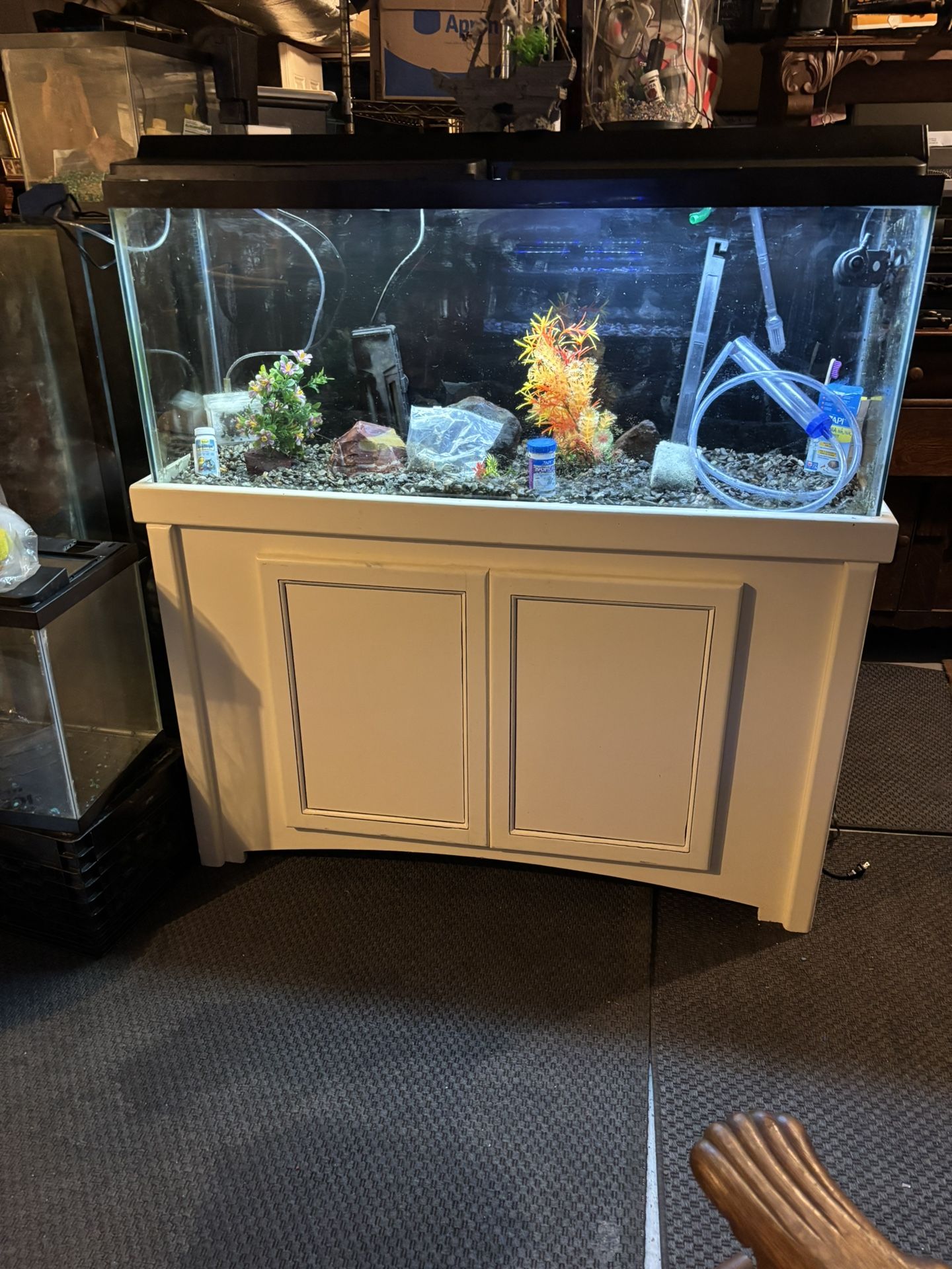 55 Gallon Aquarium And Accessories