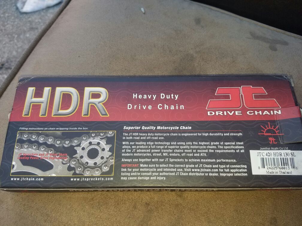 Heavy duty chain drive