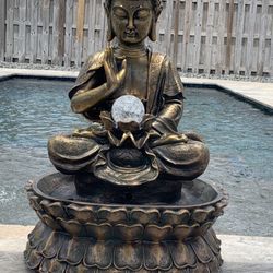 Buddha Fountain New In Box 