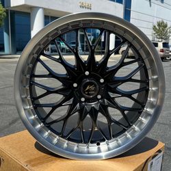 Set of 20 Inch Work VSXV Style Matte Black Wheels Rims 20x8.5 +35 5x114.3 CB73.1 Set of 4