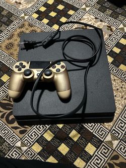 PlayStation 4 Slim Console with Gold Controller