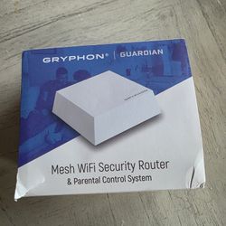 GRYPHON Guardian Mesh WiFi Security Router  Parental Control Sys. New  open Box.