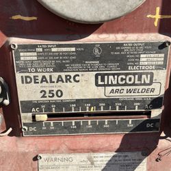Lincoln welder Ideal arc