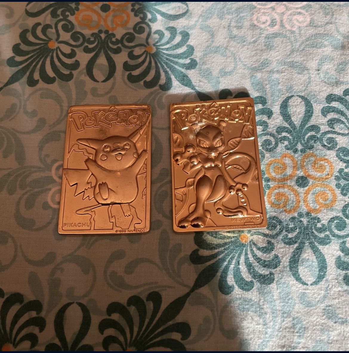23k Gold Pokémon Cards 1999 65$ Obo