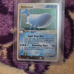 Pokemon Card - Wailord ex Sandstorm 100/100 Ultra Rare
