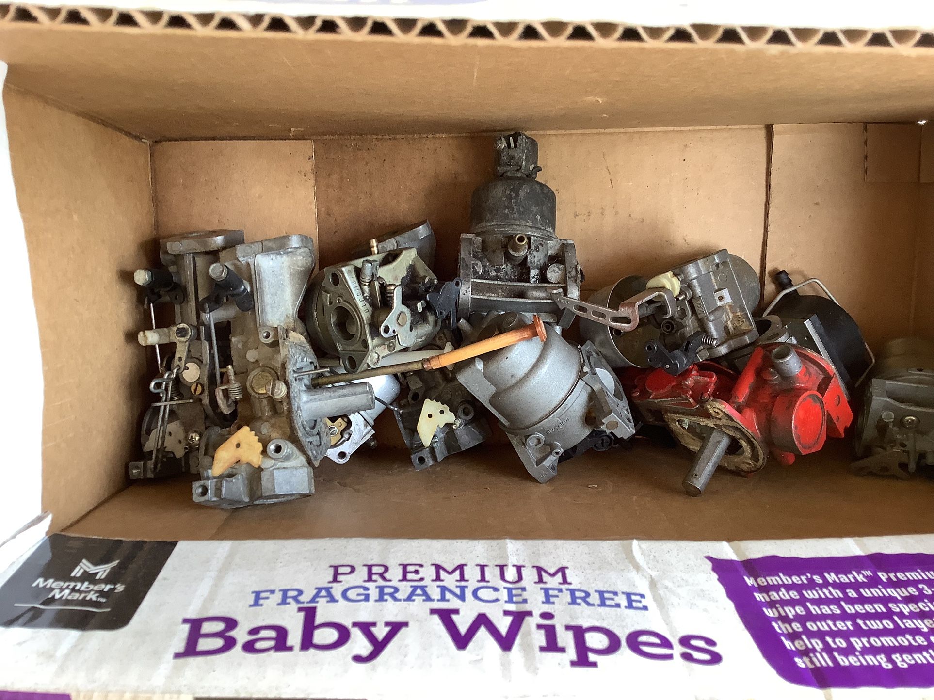 Box Of Generator And Mower Carbs