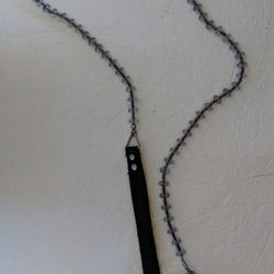 Allacki Plastic Steel Rope Artificial Crystal Dog Leash