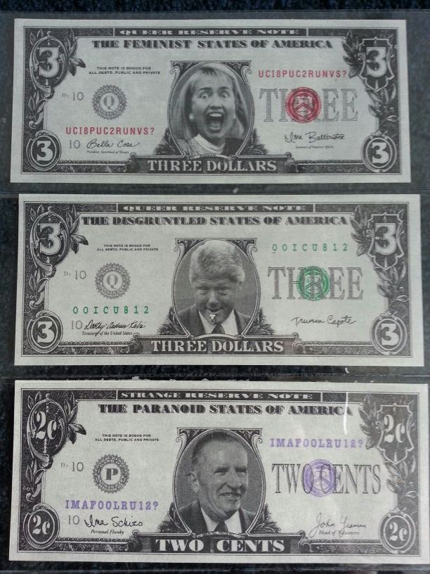 Slick Times political "funny money"