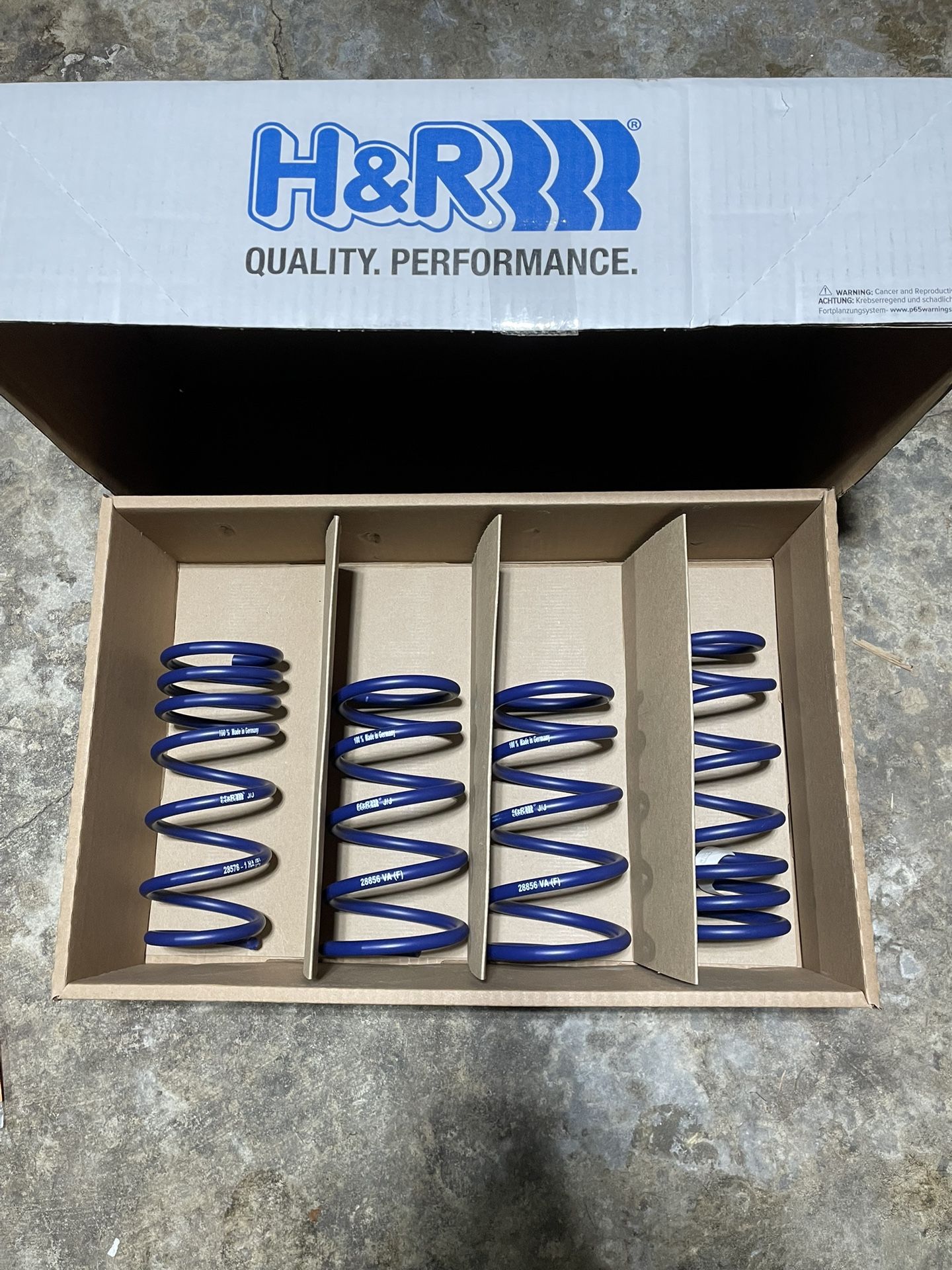 H&R Lowering Springs For GR86