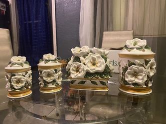 Floral jars/ornaments