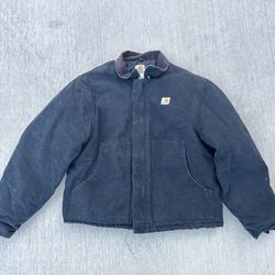 Faded Black Carhartt Arctic Jacket Size L 46
