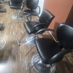 SALON CHAIRS 5 TOTAL