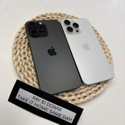 Apple IPhone 16 Pro Max 5G - Pay $1 DOWN AVAILABLE - NO CREDIT NEEDED
