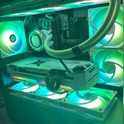 Gaming Pc -  Asus Rog Rtx 3080 white ver - 32gb xpg gammix d10 - i9 11900k 8 core/16 thread cpu boosts to 5-5.2ghz 