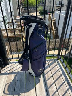 Wilson EXO Lite Golf 4way Stand Bag Navy and white