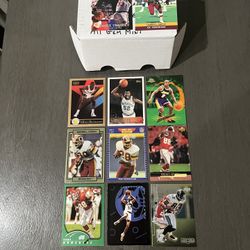 1990s - 2000s Box Of  200 Mixed Cards Basket Ball  Baseball And Football All Gem Mint