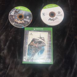 Bat-Man Return To Arkham Asylum & Arkham City X Box 1