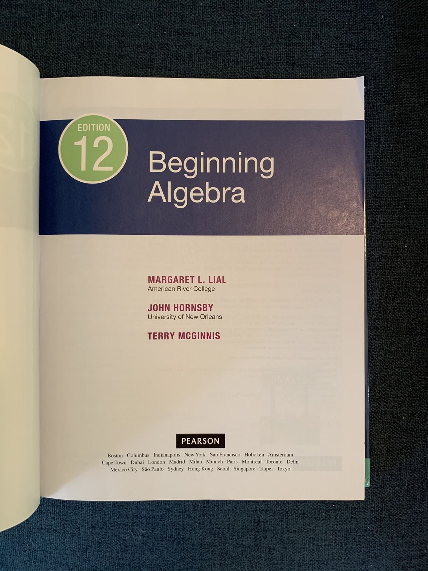 Beginning Algebra