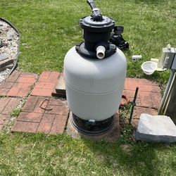 Hayward pool filter and pump