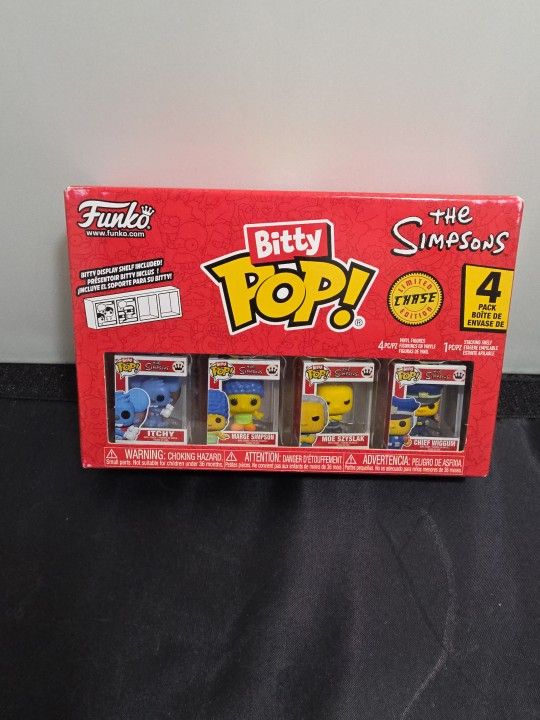 Funko Bitty Pop!: The Simpsons - Bitty Pop! The Simpsons 4-Wiggum CHASE (D3)