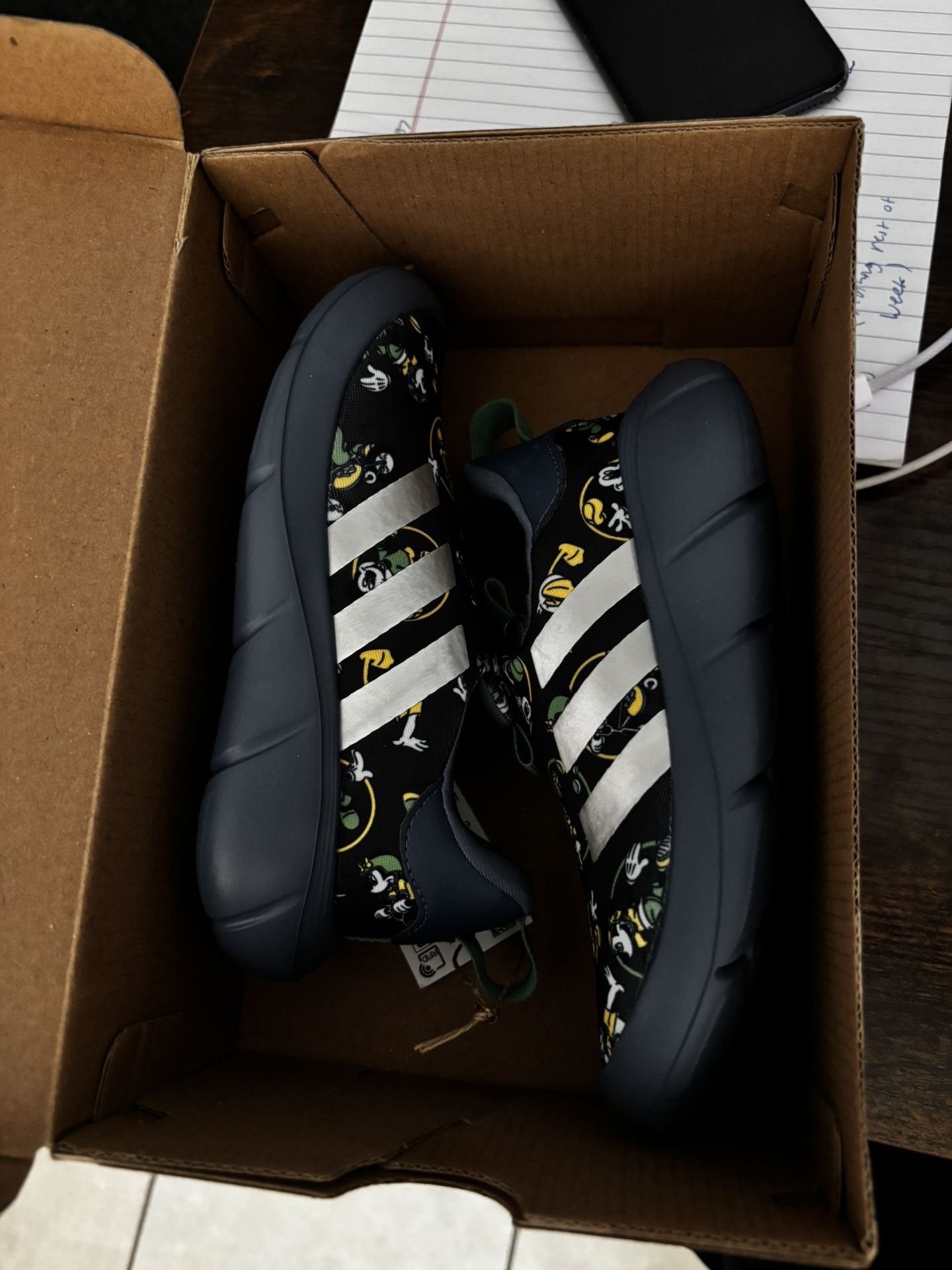 Kids Adidas Mickey Shoes- Brand new - Size 10K