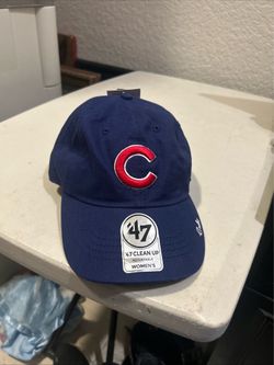 Chicago Cubs Hat ’47 Brand Clean Up Adjustable Strapback Cap NWT Blue Red MLB