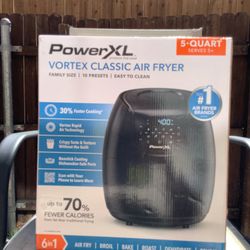 NEW POWER XL VORTEX CLASSIC AIR FRYER 5-QT (BRAND NEW IN BOX) 