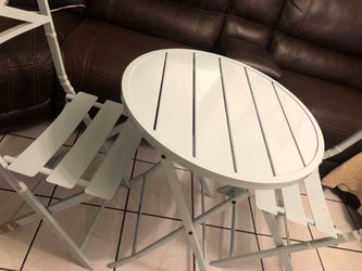 STURDY METAL BISTRO SET OF 3 PCS NEW