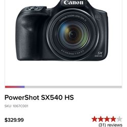 PowerShot Sx540 HS camera